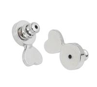 Générique 1 Paire de fermoirs de Boucles d ' Oreilles à Ajustement | Bouchons d ' oreille en forme de cœur, stabilisateurs de boucles d ' oreilles pour boucles d ' oreilles lourdes