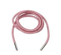 Générique 1 paire de lacets de luxe en strass, ronds et diamants, pour baskets, 120-160 cm, cordons décoratifs DIY(Pink,160cm)