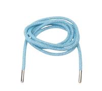 Générique 1 paire de lacets de luxe en strass, ronds et diamants, pour baskets, 120-160 cm, cordons décoratifs DIY(Blue,100cm)