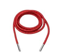 Générique 1 paire de lacets de luxe en strass, ronds et diamants, pour baskets, 120-160 cm, cordons décoratifs DIY(Red,160cm)
