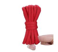 Générique 1 paire de lacets ovales demi-ronds for chaussures de sport, for la course à pied, les baskets, les lacets de chaussures, durables et sans décoloration(Red,100cm)