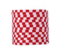 Générique 1 paire de lacets plats à motifs noirs et blancs pour baskets, chaussures de sport pour hommes et femmes(Red white,120cm)