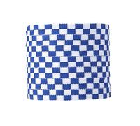 Générique 1 paire de lacets plats à motifs noirs et blancs pour baskets, chaussures de sport pour hommes et femmes(Blue white,180cm)