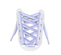 Générique 1 paire de lacets plats blancs brillants dorés et argentés pailletés, largeur 1,2 cm, pour baskets décontractées(Purple white,120cm)