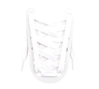 Générique 1 paire de lacets plats en coton pour baskets et chaussures décontractées en toile - Largeur: 0,8cm(White,160cm)