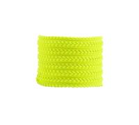 Générique 1 paire de lacets plats en polyester de 6 mm for baskets et chaussures décontractées - Lacets antidérapants et durables en corde, disponibles en 12 couleurs(Fluorescent yellow,120cm)