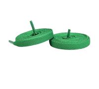 Générique 1 paire de lacets plats en polyester - Lacets unisexes classiques de couleur unie for chaussures décontractées et de sport(Dark green,180 cm)