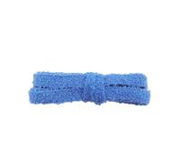 Générique 1 paire de lacets plats et moelleux de 1,5 cm de largeur, lacets en peluche, 100/120/140/160 cm, for femme et homme, accessoires de chaussures tendance(Blue,120cm)