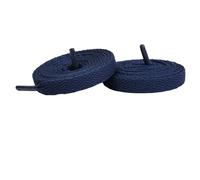 Générique 1 paire de lacets plats for chaussures de sport, solides, décontractés, unisexes, accessoires for chaussures(Navy Blue,100cm)