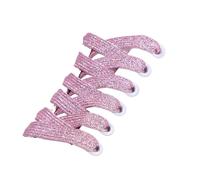 Générique 1 paire de lacets plats pailletés - Largeur 1 cm - Lacets de sport colorés for baskets et bottes(Light pink,140cm)