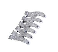 Générique 1 paire de lacets plats pailletés - Largeur 1 cm - Lacets de sport colorés for baskets et bottes(Light gray,160cm)