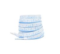 Générique 1 paire de lacets plats tendance couleur crème glacée for baskets, lacets en polyester souple 120 cm 140 cm 160 cm(Sky blue,140cm)
