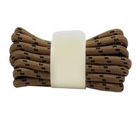 Générique 1 paire de lacets ronds antidérapants for chaussures de randonnée, 19 couleurs, 100/120/140/160 cm(Light brown black,140cm)