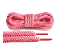 Générique 1 paire de lacets ronds de 10 mm d'épaisseur for baskets - Lacets en polyester résistants for chaussures de course et de sport(Pink,160cm)