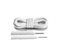 Générique 1 paire de lacets ronds de 10mm d'épaisseur, 100/120/140/160CM for accessoires de chaussures(White,140cm)