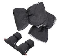 Générique 1 Paire Pochette Chauffe-Mains Crochets Bras Banderole De Poussette Mitaines De Poussette Landau Protecteur Poubelle Réchauffeurs Poignée sans Doigts Froid Filature De Sydney