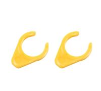 Générique 1 Paire Verrouillage Rapide Pédale Vélo Anneau Protection Accessoire Sécurité Résistant Utilisation Facile Adaptée Au Cyclisme Loisirs Sorties Montagn, Jaune