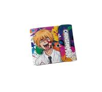 Générique 1 pc Anime Tronçonneuse Homme Portefeuille Périphérique Jeu Portefeuille périphérique en Cuir Imprimé Section Courte (sty 6)