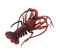 Générique 1 Pc modèle de Homard Figurine d'animaux Marins Crabe Jouets d'animaux Homard Artificiel Jouets d'éveil Maquette Plastique Marin simulé modèle Animal Marin Rouge