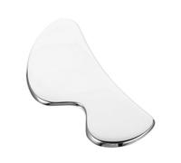 Générique 1 Pc Planche à Gratter En Acier Inoxydable Outils Pour Le Visage Gua Sha Gratte-tête Ruban Invisible Bande De Visage Fascia Microcourant Entraîneur Outil Guasha Masseur Facial