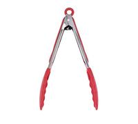 Générique 1 PCS Silicone Pince À Aliments Pince Antidérapante Pince De Cuisine pour Cuire Servant Traiteur Barbecue Buffet Salade Utilisez Rouge Créatif et Utile