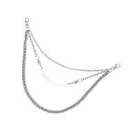 Générique 1 Pièce Chaîne de Pantalon Hip Hop Métallique pour Hommes Accessoire de Mode avec Crâne Blanc pour Sorties Danse