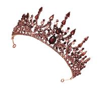 Générique 1 Pièce Couronne de Mariage Baroque Diadème Vintage et Confortable Accessoire de Mariée Charmante pour Fête et Halloween
