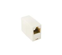 générique 1 pièces RJ45 Jack in-Line Coupleur Cat7 Cat6 Cat5 8P8C Réseau Patch Câble Connecteur Extender Femelle à Femelle Blanc Clever Design