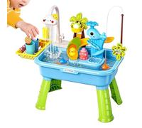 Générique 1 Set* da Gioco Con Acqua - Divertente Tavolo Attività Elettrico Wahle Con Scivolo E Rubinetto,Giocattoli Educativi,per Bambini E Bambine CASA Giardino Asilo Scuola Materna E Scuola