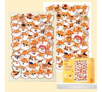 Générique 1 Set de Jouets créatifs pour Enfants Difficulté Cerveau brûlant Bois spécial-Forme Animal Chat Ours Puzzle Building Block Cadeau