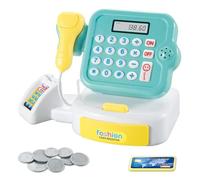 Générique 1 Set D'éclairage Et Effets Sonores Jouet Simulation Supermarché Caisse Enregistreuse Jeu Électronique Semblant Jouer Maison Jouets pour Enfant d'anniversaire