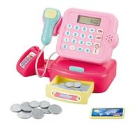 Générique 1 Set D'éclairage Et Effets Sonores Jouet Simulation Supermarché Caisse Enregistreuse Jeu Électronique Semblant Jouer Maison Jouets pour Enfant d'anniversaire