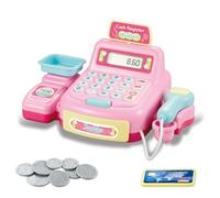 Générique 1 Set D'éclairage Et Effets Sonores Jouet Simulation Supermarché Caisse Enregistreuse Jeu Électronique Semblant Jouer Maison Jouets pour Enfant d'anniversaire