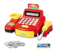 Générique 1 Set D'éclairage Et Effets Sonores Jouet Simulation Supermarché Caisse Enregistreuse Jeu Électronique Semblant Jouer Maison Jouets pour Enfant d'anniversaire
