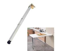 Générique 1 St Pieds De Meuble Télescopiques Pliants en Acier Inoxydable | 50cm 70cm 90cm Pieds De Support Carrés De Réglables Pour Meubles, Camping Et Voiture(60cm/24in)