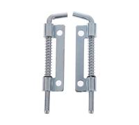 Générique 1 Verrou À Barillet Coulissant En Acier Inoxydable Argenté De 9 Cm - Sécurité For Porte Portail Agrafe(L)