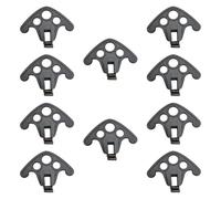 Générique 10 Anti-neige pour Toitures, Bloqueurs de Neige, Empêchent L'accumulation, Faciles à Installer, Pratiques pour Les Toitures à Joints, Gris