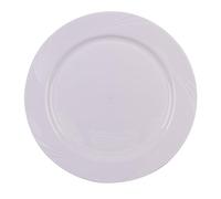 Générique - 10 ASSIETTES RÉUTILISABLES ET INCASSABLES 18CM BLANC