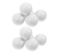 Générique 10 Boules de Roulette Blanches en Acrylique pour Roue de Roulette Diamètre 12-16 Pouces, Accessoires Robustes pour Divertissement en Soirée et Jeux Sociaux, Lot de 10 Pièces