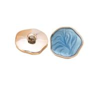 Générique 10 Boutons à poignée 21/25 mm Beaux Boutons en Plastique irréguliers Accessoires de vêtements for Femmes(Sky Blue,25mm)