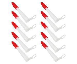 Générique 10 Embouts de Buse à Colle en Silicone Bouchons Vissables Hermétiques, Kit Réutilisable pour Tubes de Mastic, Adapté aux Cartouches de Calfeutrage, Usage Professionnel et