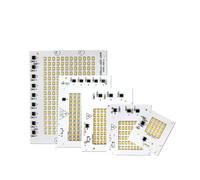 Générique 10 pcs/lot lampe à puce LED W 20 30 50 100 SMD2835 perles de lumière AC 220 V 230 240 éclairage projecteur d'éclairage extérieur(30W,Warm white)