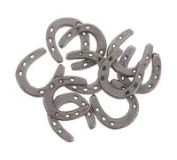 Générique 10 Pièces Accessoire Décoratif Fer à Cheval Mini en Fer 5x4,8 Cm pour Maison de Jouets Western Rustique, Ornement Mural Solide Adapté aux Jeux de Rôle en Intérieur
