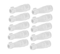 Générique 10 Pièces Brosse Transparent pour Pinceaux de Couvercles de Protection pour Brossettes pour Voyage et Rangement Cosmétiques