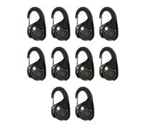 Générique 10 pièces Camping en Plein air élastique Suspendu Corde Crochet léger tendeur de Corde pour caravanes Camping-Car Bateaux Camping Accessoire tendeur