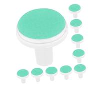 Générique 10 Pièces Coussinets de Remplacement pour Coupe-ongles Bébé Vert, Tampons de Meulage en Plastique et Papier Abrasif, Faciles à Remplacer et Sécurisés pour Tout-petits
