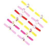 Générique 10 Pièces Crochets pour Oreilles en Pvc Licorne, Accessoires de Masque Ajustables Librement, Faciles à Utiliser, Prolongateurs de Sangle Couleur Aléatoire Plusieurs styles