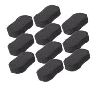 Générique 10 Pièces curls wavy hair boucles tondeuse des produits rasoir électrique pour hommes sèche-cheveux brosse à cheveux voiture diffuseur garniture agrafe eponge éponge Black