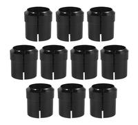Générique 10 Pièces Douille de Support de Micro 18mm Id en Plastique | Douille Flexible à Liner Interne, Grip Sûr, Réduit L’abrasion, pour Tubes Télescopiques et Usage Scène