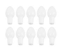 Générique 10 Pièces Embouts de Remplacement Toucher Doux et Ajustement Sécurisé Pendant les Saisons Allergiques en Silicone Blanc pour Irrigateur Nasal Adaptés au Nettoyage Nasal à Domicile